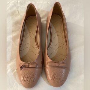 Gucci Nappa Charlotte Ballet Flats